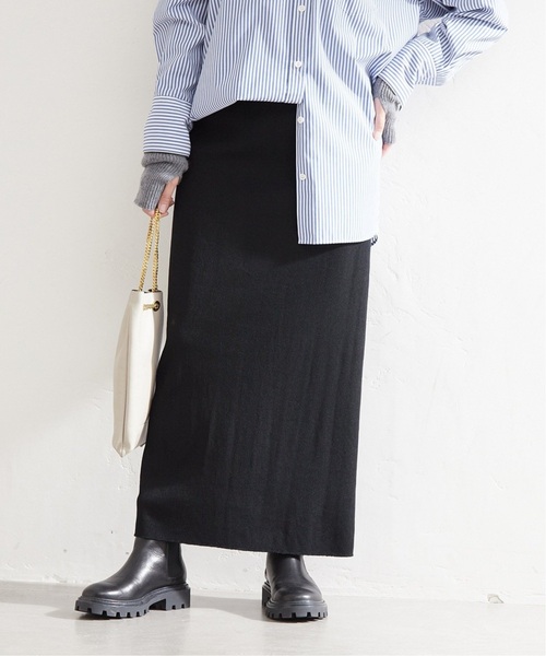 JOURNAL STANDARD（ジャーナルスタンダード）の「《追加3》Pフライスロングスカート（スカート・レディース・ブラウン/ブラック・FREE）」の11枚目の写真