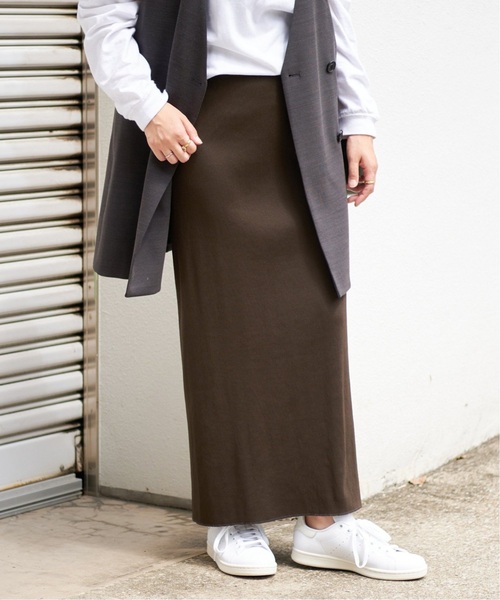 JOURNAL STANDARD（ジャーナルスタンダード）の「《追加3》Pフライスロングスカート（スカート・レディース・ブラウン/ブラック・FREE）」の20枚目の写真