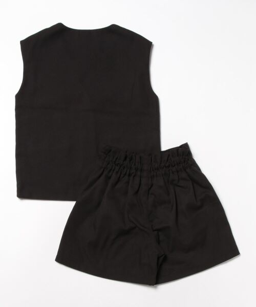 GLOBAL WORK(グローバルワーク)の「イージーケアセットアップ/183982(ワンピース・キッズ・ブラック・110cm/130cm/140cm/150cm/160cm/100cm/120cm)」の5枚目の写真