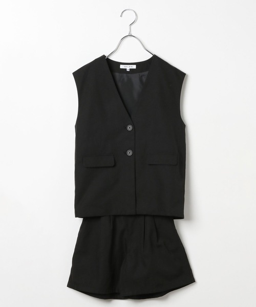 GLOBAL WORK(グローバルワーク)の「イージーケアセットアップ/183982(ワンピース・キッズ・ブラック・110cm/130cm/140cm/150cm/160cm/100cm/120cm)」の15枚目の写真