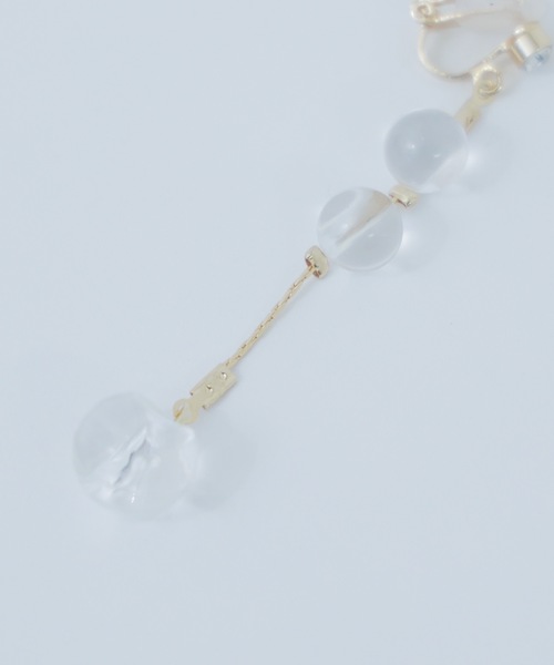 niana（ニアナ）の「大粒クリアパールドロップイヤリング（イヤリング・レディース・ゴールド/シルバー・FREE）」の12枚目の写真