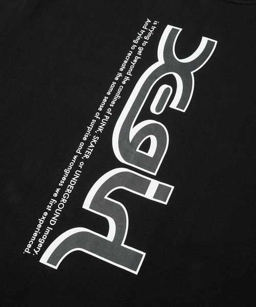 X-girl（エックスガール）の「VERTICAL WORD LOGO S/S TEE DRESS（ワンピース・レディース・ブラック/ライトパープル/オリーブ・S/M）」の11枚目の写真