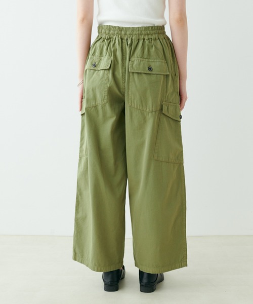 PUAL CE CIN（ピュアルセシン）の「綿キュプラカーゴパンツ（カーゴパンツ・レディース・ベージュ/カーキ・FREE）」の21枚目の写真