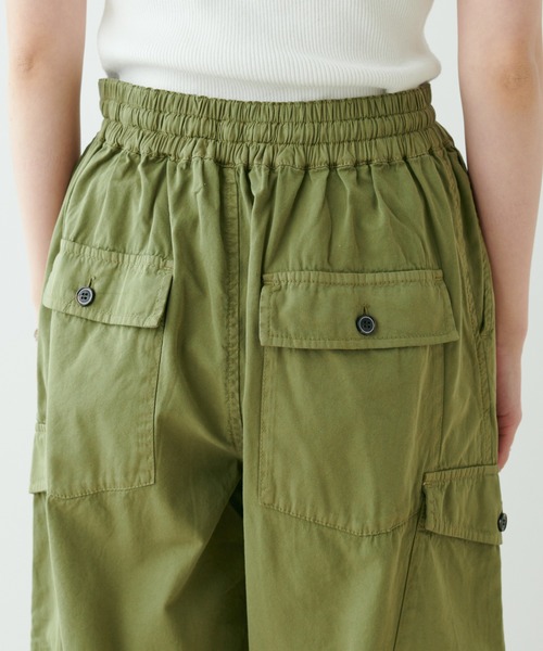 PUAL CE CIN（ピュアルセシン）の「綿キュプラカーゴパンツ（カーゴパンツ・レディース・ベージュ/カーキ・FREE）」の19枚目の写真