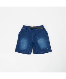 Ocean Pacific（オーシャンパシフィック）の「Ocean Pacific/オーシャンパシフィック キッズ ブランド ロゴ ウエストゴム ベルト付き デニム ショートパンツ ウォークショーツ（デニムパンツ）」