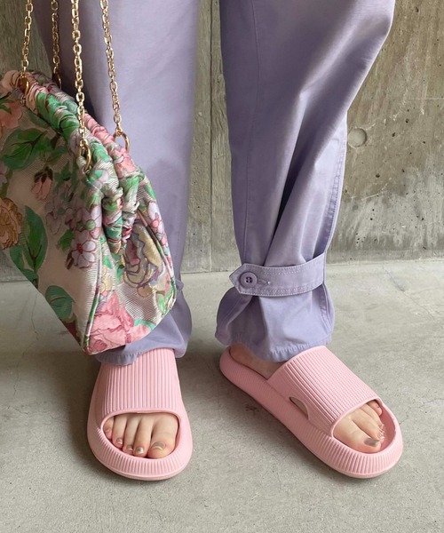 Casselini(キャセリーニ)の「Casselini(キャセリーニ)フォームサンダル(サンダル・レディース・ホワイト/ブラック/ベージュ/グリーン/ブルー/イエロー/ピンク/オレンジ・M)」の12枚目の写真