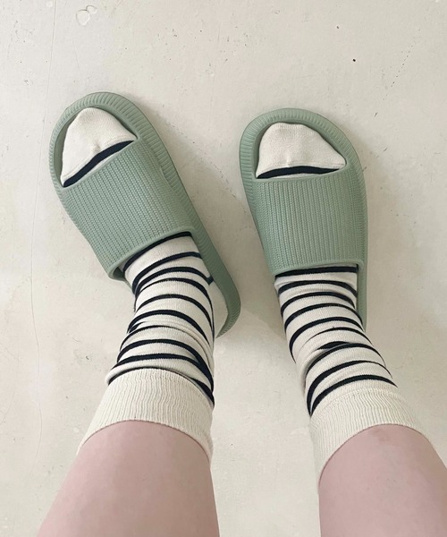 Casselini(キャセリーニ)の「Casselini(キャセリーニ)フォームサンダル(サンダル・レディース・ホワイト/ブラック/ベージュ/グリーン/ブルー/イエロー/ピンク/オレンジ・M)」の22枚目の写真