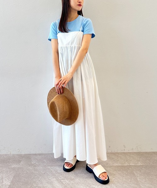 FOREVER 21(フォーエバー トゥエンティーワン)の「【BASIC】クロップドTシャツ(Tシャツ/カットソー・レディース・オレンジ/ライトインディゴブルー/オフホワイト/ブラック・SMALL/MEDIUM)」の7枚目の写真