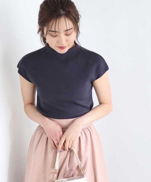 PROPORTION BODY DRESSING（プロポーションボディドレッシング）の「フレンチスリーブニット / 1213170400（ニット/セーター・レディース・オフホワイト/ライトグリーン/ダークグレー・FREE）」の10枚目の写真