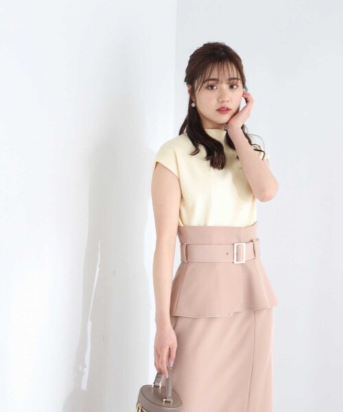 PROPORTION BODY DRESSING（プロポーションボディドレッシング）の「フレンチスリーブニット / 1213170400（ニット/セーター・レディース・オフホワイト/ライトグリーン/ダークグレー・FREE）」の20枚目の写真