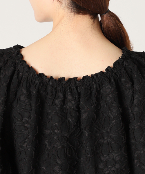 セール】カットジャガードオフショルブラウス（シャツ/ブラウス