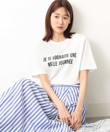 MK MICHEL KLEIN | ロゴTシャツ/洗える(Tシャツ/カットソー)
