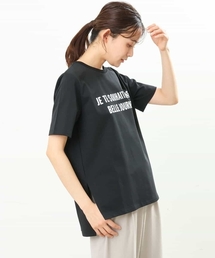MK MICHEL KLEIN | ロゴTシャツ/洗える(Tシャツ/カットソー)