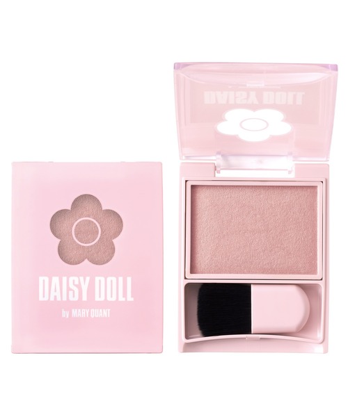 MARY QUANT（マリークワント）の「デイジードール パウダーブラッシュ（チーク・レディース・GD-01 シアーゴールド/BR-01 モカブラウン/PK-01 ピオニーピンク/O-01 ウォームオレンジ/PK-02 ライラックピンク/O-02 チョコレートカヌレ/R-01 アップルキャンディ/LV-01 ユレルラベンダー・FREE）」の5枚目の写真