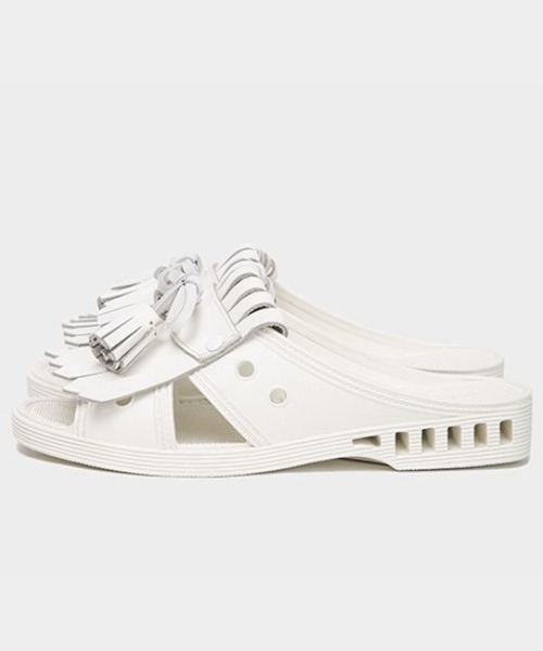 BENCH（ベンチ）の「BENCH/ベンチ/BENSAN-D LOAFER RIBBON TUSSEL/ベンサンローファーリボンタッセル（サンダル・メンズ・ブラック/ホワイト・SMALL/MEDIUM/LARGE/X-LARGE/XX-LARGE）」の6枚目の写真