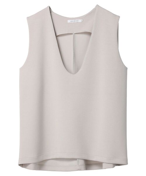 AMERICAN HOLIC（アメリカンホリック）の「Uネックポンチベスト（ベスト・レディース・ブラック/グレイッシュベージュ・L/M）」の14枚目の写真