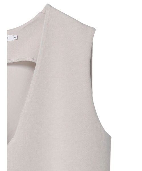 AMERICAN HOLIC（アメリカンホリック）の「Uネックポンチベスト（ベスト・レディース・ブラック/グレイッシュベージュ・L/M）」の17枚目の写真