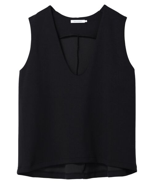 AMERICAN HOLIC（アメリカンホリック）の「Uネックポンチベスト（ベスト・レディース・ブラック/グレイッシュベージュ・L/M）」の22枚目の写真