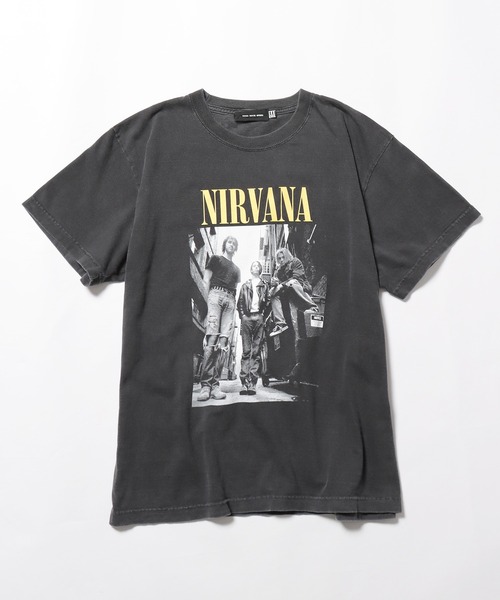 GOOD ROCK SPEED(グッドロックスピード)の「GOOD ROCK SPEED/グッドロックスピード NIRVANA TEE Tシャツ(Tシャツ/カットソー・メンズ・ブラック・M/XL)」の2枚目の写真