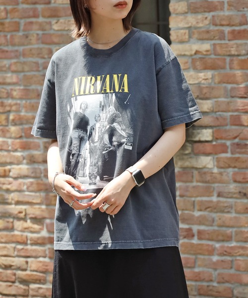 GOOD ROCK SPEED(グッドロックスピード)の「GOOD ROCK SPEED/グッドロックスピード NIRVANA TEE Tシャツ(Tシャツ/カットソー・メンズ・ブラック・M/XL)」の15枚目の写真
