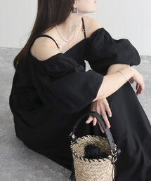 fredy emue | 【fredyemueフレディエミュ】2WAYボリュームフレアワンピース(ワンピース)