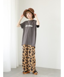 Samansa Mos2 blue | ライン入りペーパーハット(ハット)