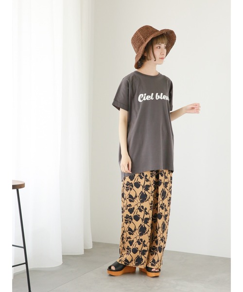 Samansa Mos2 blue（サマンサモスモスブルー）の「ライン入りペーパーハット（ハット・レディース・ベージュ/ブラウン/キャメル・ﾌﾘ-）」の18枚目の写真