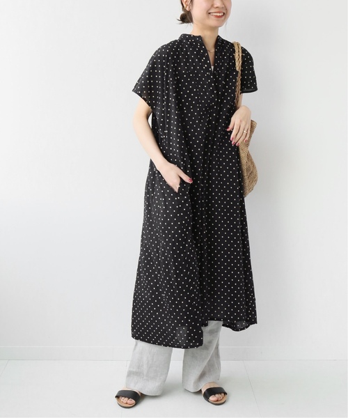 美品 ジャーナルスタンダードレリューム 別注 SOILソイル ドット柄ワンピース 美品 ジャーナルスタンダードレリューム 別注 SOILソイル ドット