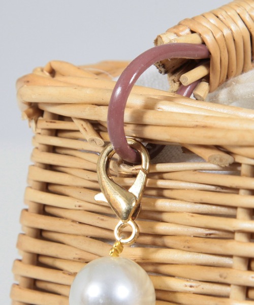 Julia Boutique（ジュリアブティック）の「パール付きスクエアかごバッグ/23085（かごバッグ・レディース・ベージュ・ONE）」の18枚目の写真