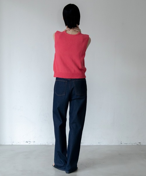 VACANCY（ヴァカンシー）の「グレーターホールニットベスト（ベスト・レディース・ネイビー/ピンク・FREE）」の13枚目の写真