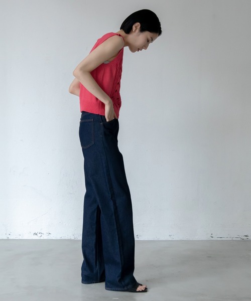 VACANCY（ヴァカンシー）の「グレーターホールニットベスト（ベスト・レディース・ネイビー/ピンク・FREE）」の12枚目の写真