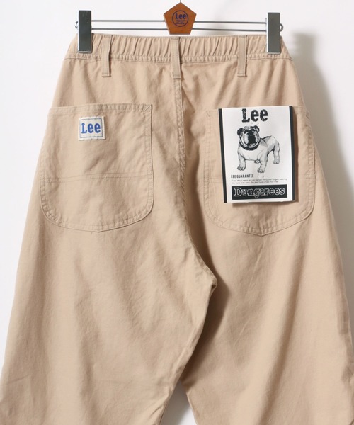 Lee(リー)の「Lee/リー BAKER EASY PANTS/ベーカーイージーパンツ/ルーズテーパードパンツ/カラーパンツ/ワークパンツ/デニム/綿麻/ヒッコリー(デニムパンツ・メンズ・ホワイト/ホワイト系その他/ベージュ/ライトインディゴブルー/インディゴブルー/ブルー系その他/ワンウォッシュ/ブラック/オリーブ・M/L/XL)」の4枚目の写真