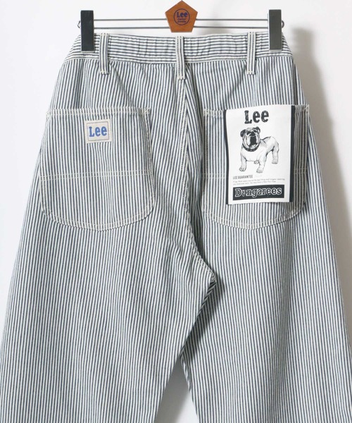 Lee(リー)の「Lee/リー BAKER EASY PANTS/ベーカーイージーパンツ/ルーズテーパードパンツ/カラーパンツ/ワークパンツ/デニム/綿麻/ヒッコリー(デニムパンツ・メンズ・ホワイト/ホワイト系その他/ベージュ/ライトインディゴブルー/インディゴブルー/ブルー系その他/ワンウォッシュ/ブラック/オリーブ・M/L/XL)」の3枚目の写真
