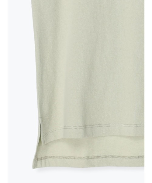 Lugnoncure（ルノンキュール）の「ポケット女の子刺繍Tシャツ（Tシャツ/カットソー・レディース・オフホワイト/ミント/チャコールグレー・F）」の10枚目の写真