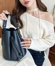 moment+（モーメントプラス）の「2WAYフェイクレザーカヌレバッグ（ハンドバッグ・レディース）」