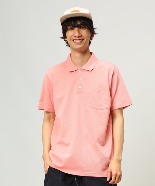 S＆SONS（エスアンドサンズ）の「DRY 無地 半袖 ポロシャツ（ポロシャツ・メンズ・ダークグレー/ネイビー/パープル/ピンク/グリーン/ホワイト/ブラック/ブルー/クリーム/グレー・L/LL/M）」の10枚目の写真