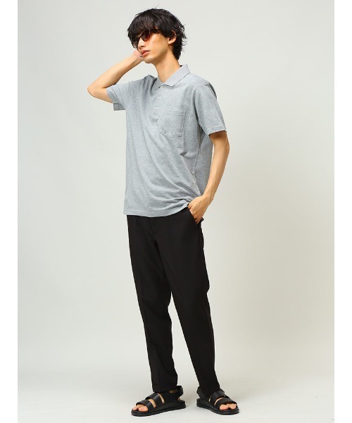 S＆SONS（エスアンドサンズ）の「DRY 無地 半袖 ポロシャツ（ポロシャツ・メンズ・ダークグレー/ネイビー/パープル/ピンク/グリーン/ホワイト/ブラック/ブルー/クリーム/グレー・L/LL/M）」の13枚目の写真