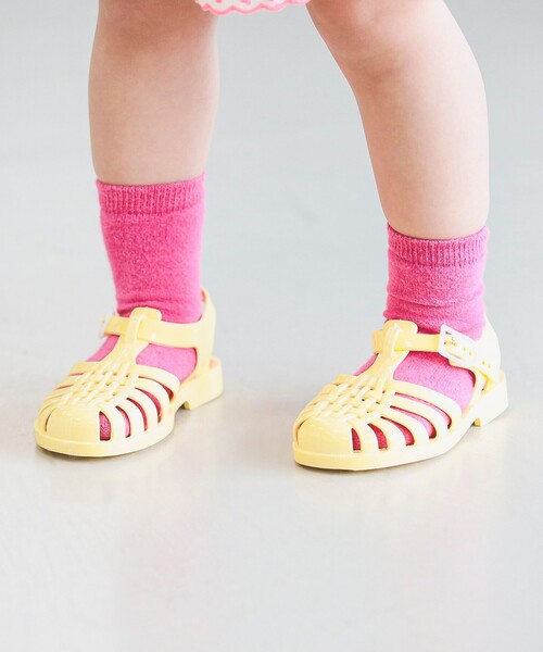 B:MING by BEAMS(ビーミングバイビームス)の「meduse / PVC サンダル(14.2cm~21cm)(サンダル・キッズ・パープル系その他3/イエロー系その他3/オリーブ・14.2㎝/15.6㎝/16.8㎝/18.2㎝/19㎝/21㎝)」の3枚目の写真