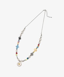 レジェンダ パール×ビーズ マルチ ネックレス / LEGENDA Pearl×Beads Multi Necklace