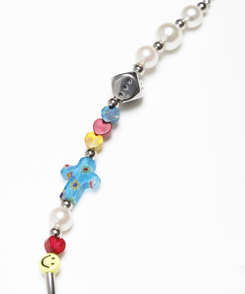 LEGENDA(レジェンダ)の「レジェンダ パール×ビーズ マルチ ネックレス / LEGENDA Pearl×Beads Multi Necklace(ネックレス・メンズ・マルチ・FREE)」の3枚目の写真