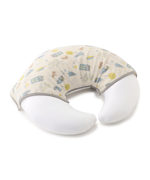 Rosemadame(ローズマダム)の「授乳クッション用カバー(授乳ケープ/授乳クッション・レディース・オフホワイト/ライトグリーン・FREE)」の5枚目の写真