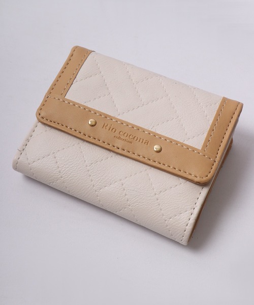 FUNALIVE（ファンアライブ）の「MOAMOA お金をサッと取り出せるLFファスナー ショートウォレット 折財布（財布・レディース・ブルー/グリーン/ホワイト・FREE）」の2枚目の写真