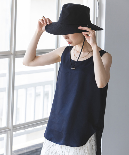 Noble(ノーブル)の「【LA MAISON DE LYLLIS】 HAMPTON(ハット・レディース・ブラック/キャメル・FREE)」の2枚目の写真