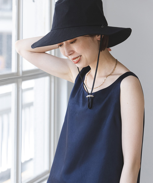 Noble(ノーブル)の「【LA MAISON DE LYLLIS】 HAMPTON(ハット・レディース・ブラック/キャメル・FREE)」の16枚目の写真