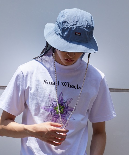 NANGA(ナンガ)の「NANGA/ナンガ NYLON TUSSER SUNSHADE HAT サンシェード ハット 2026年 夏 夏服(ハット・メンズ・アイボリー/ブラック/ライム/グレー/オレンジ/ダークブルー・FREE)」の5枚目の写真