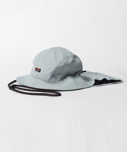 NANGA(ナンガ)の「NANGA/ナンガ NYLON TUSSER SUNSHADE HAT サンシェード ハット 2026年 夏 夏服(ハット・メンズ・アイボリー/ブラック/ライム/グレー/オレンジ/ダークブルー・FREE)」の3枚目の写真