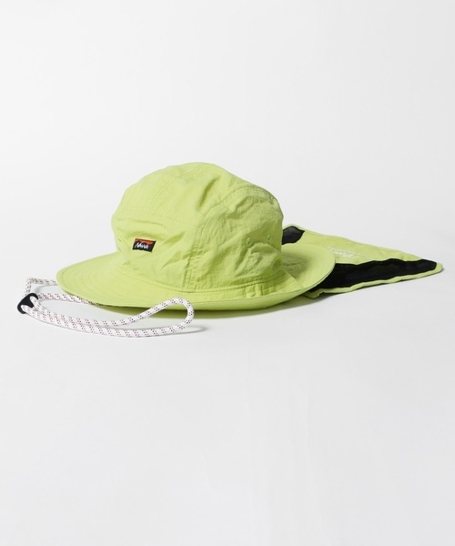 NANGA(ナンガ)の「NANGA/ナンガ NYLON TUSSER SUNSHADE HAT サンシェード ハット 2026年 夏 夏服(ハット・メンズ・アイボリー/ブラック/ライム/グレー/オレンジ/ダークブルー・FREE)」の4枚目の写真