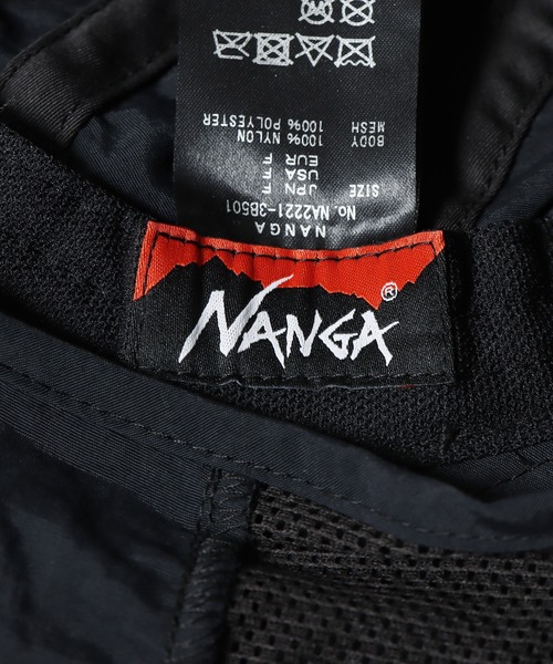 NANGA(ナンガ)の「NANGA/ナンガ NYLON TUSSER SUNSHADE HAT サンシェード ハット 2026年 夏 夏服(ハット・メンズ・アイボリー/ブラック/ライム/グレー/オレンジ/ダークブルー・FREE)」の16枚目の写真