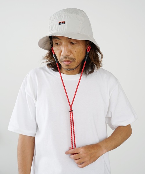 NANGA(ナンガ)の「NANGA/ナンガ NYLON TUSSER SUNSHADE HAT サンシェード ハット 2026年 夏 夏服(ハット・メンズ・アイボリー/ブラック/ライム/グレー/オレンジ/ダークブルー・FREE)」の18枚目の写真