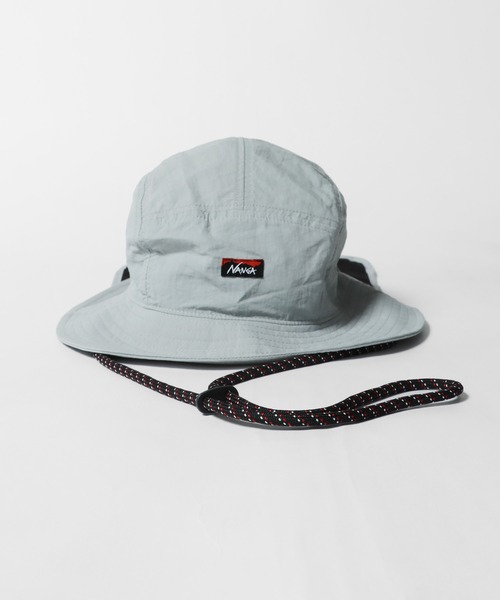 NANGA(ナンガ)の「NANGA/ナンガ NYLON TUSSER SUNSHADE HAT サンシェード ハット 2026年 夏 夏服(ハット・メンズ・アイボリー/ブラック/ライム/グレー/オレンジ/ダークブルー・FREE)」の22枚目の写真